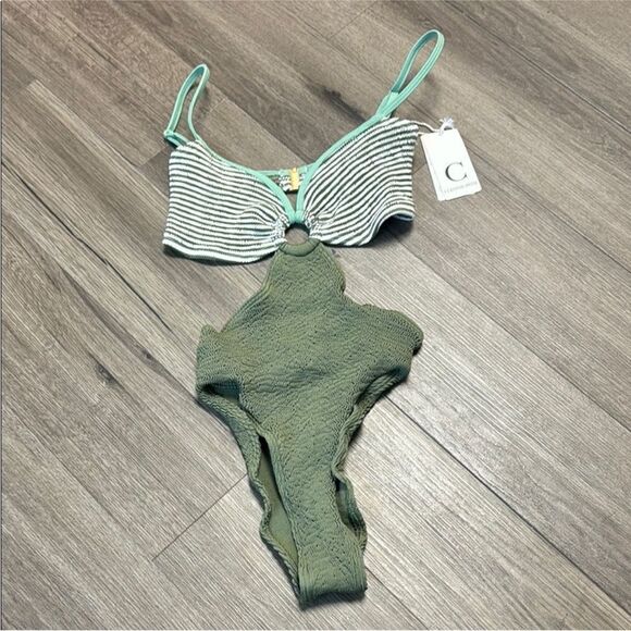 Free PeopleXCleonie Lorne One-Piece Swimsuit Size All - Picture 3 of 8